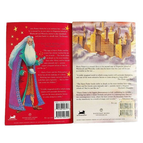 Harry Potter And The Philiosophers Stone & Chamber Secrets Raincoast Books - Picture 2 of 2